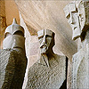Barcelona Gaudi Heads