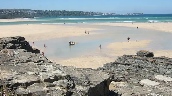 Playa de Hayle Towan. North Cornish Coast, Reino Unido Playa de Hayle Towan. North Cornish Coast, Reino Unido
