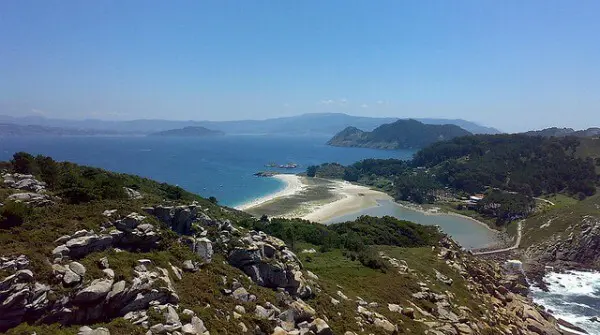 Playa de las Islas Cíes. Vigo, España Playa de las Islas Cíes. Vigo, España
