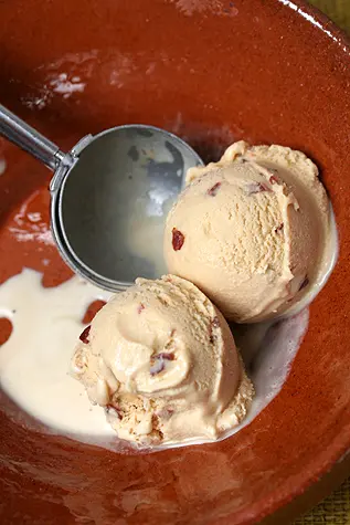 helado de bacon caramelizado