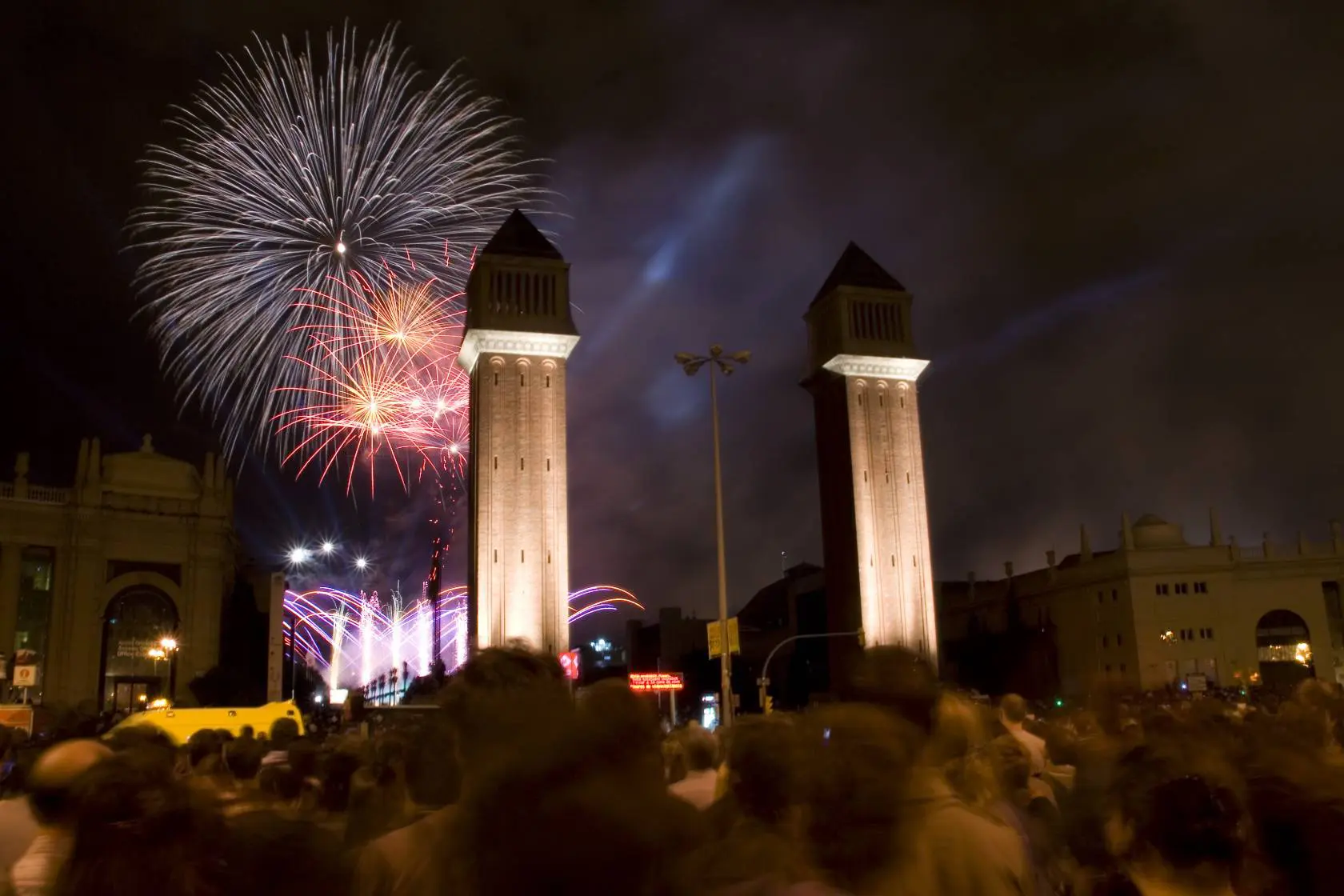 Plaza España BCN. Fuegos Artificiales Plaza España BCN. Fuegos Artificiales