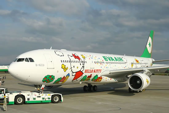 EVA AIR. Hello Kitty