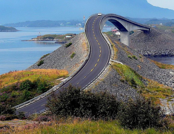 15 carreteras panorámicas para un road trip. Atlantic Road Noruega