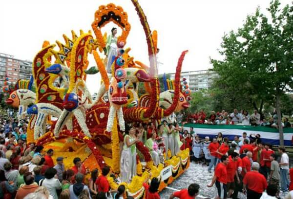 batalla de las flores. Laredo, Santander 