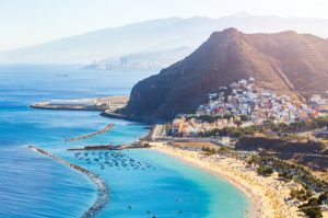 Playa de Tenerife en Navidad