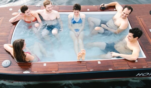 Hot Tub Boat 