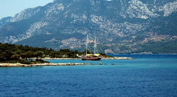 Bahía de Bodrum, en Turquía Bahía de Bodrum, en Turquía