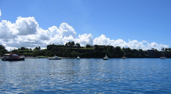 Bahía de Fort-de-France, en Martinica