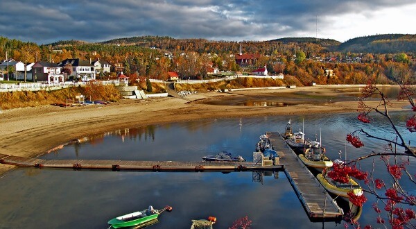 Bahía de Tadoussac, Quebec, Canadá