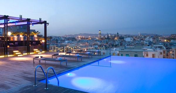 Piscinas Infinitas.Gran Hotel Central, Barcelona