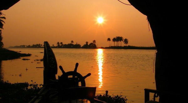 Canales de Kerala, en India