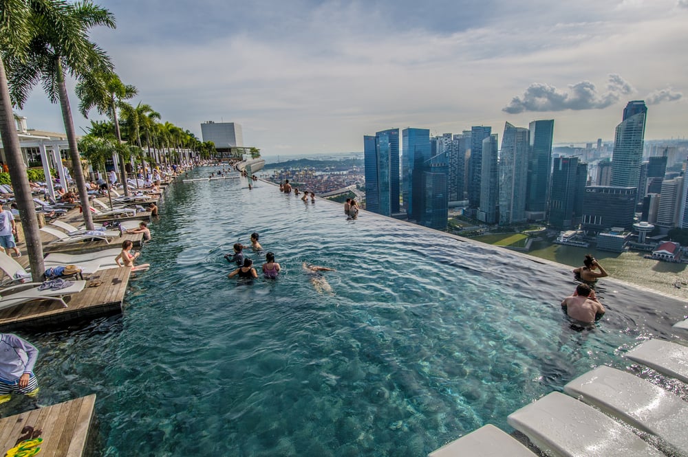 Terraza Marina Bay Sands en Singapur