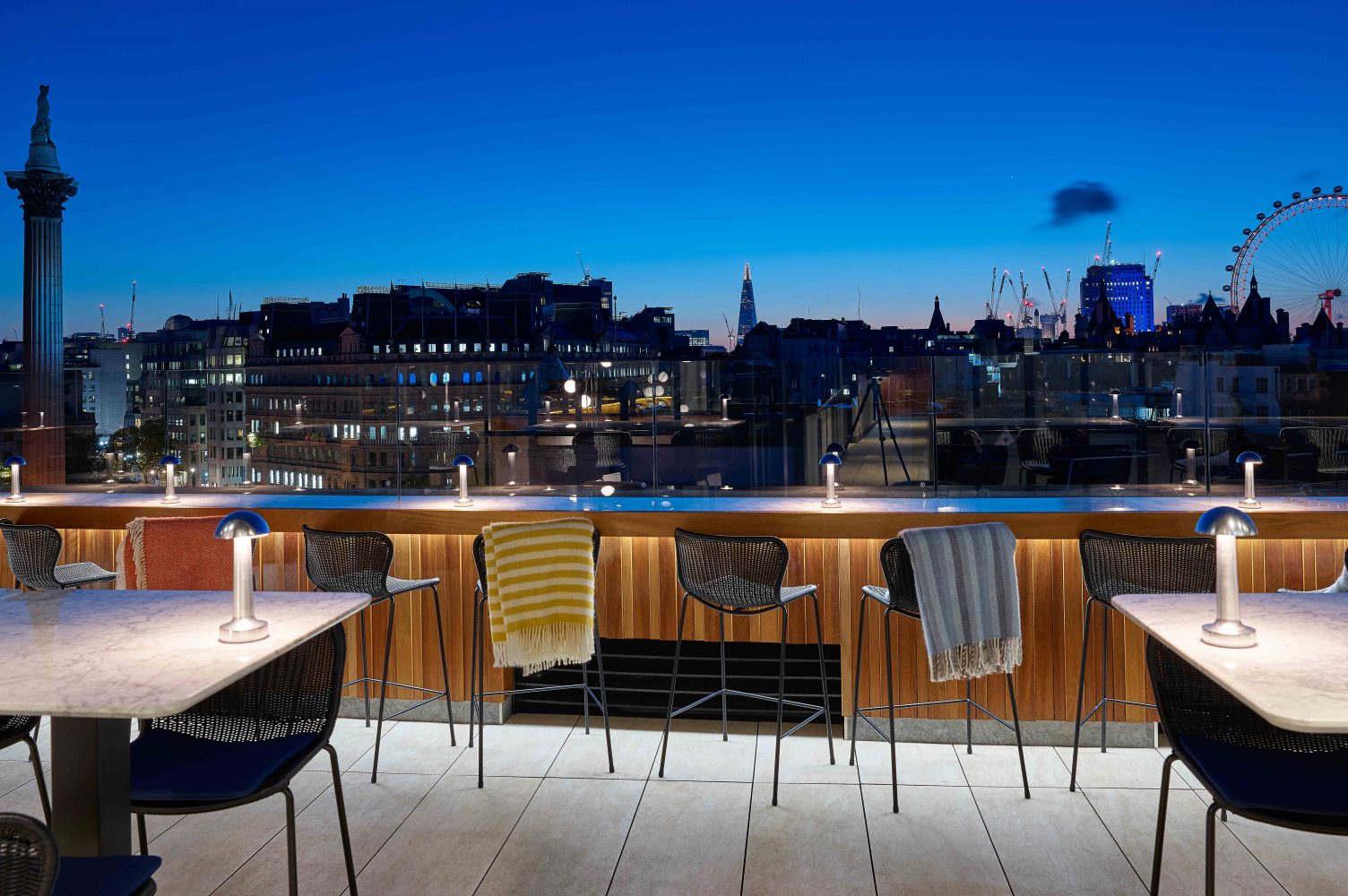 Terraza The Trafalgar St. James en Londres