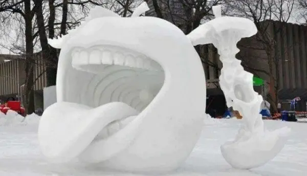esculturas nieve 2