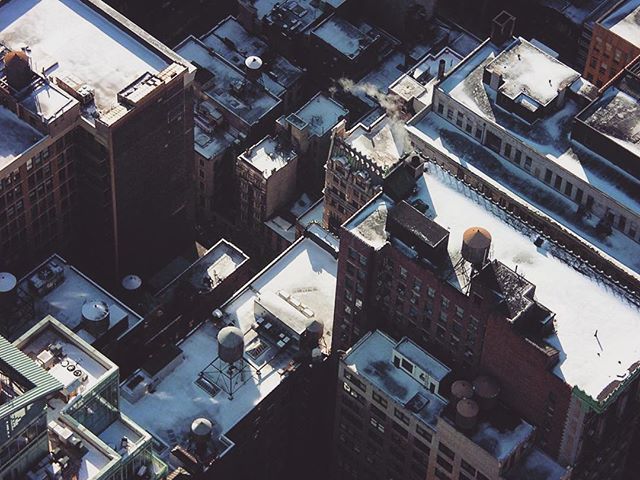 nueva york con nieve