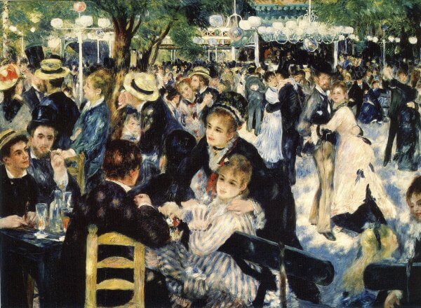 Baile en el Moulin de la Galette, Renoir