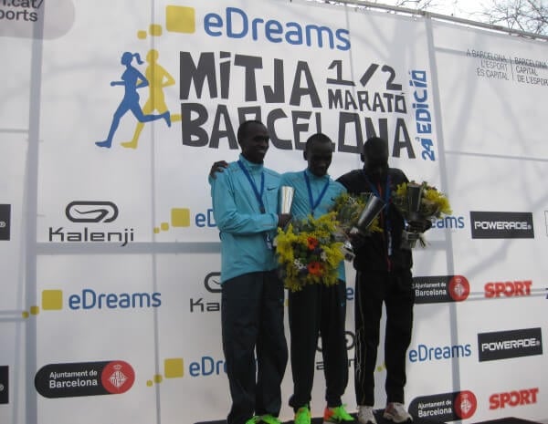 ganadores eDreams Mitja Marato Barcelona