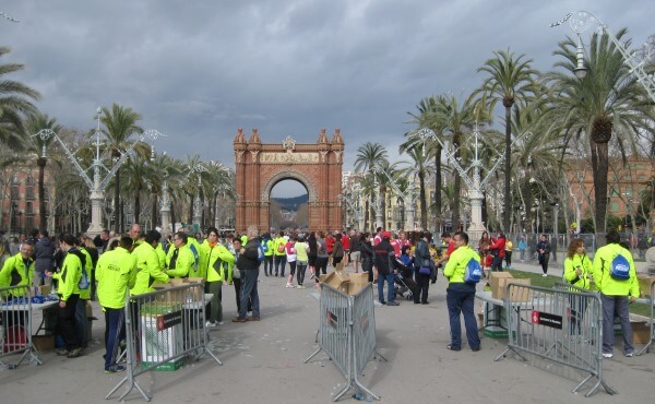 Arco del Triunfo eDreams Mitja Marato Barcelona