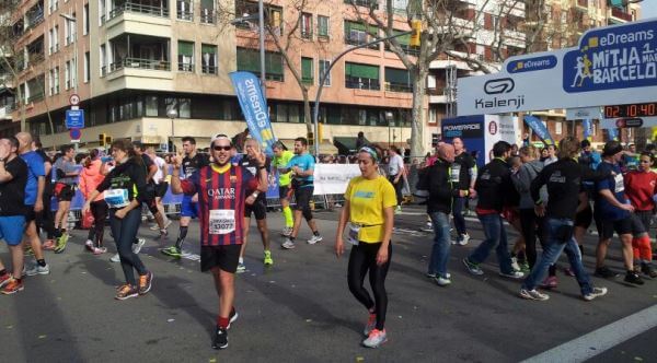 llegada eDreams Mitja Marato Barcelona