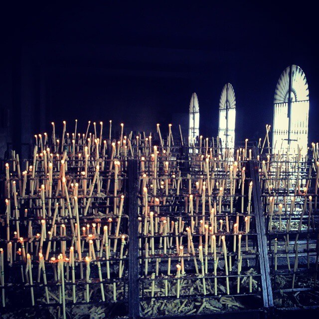 Velas. Foto @joselilloluna en Instagram