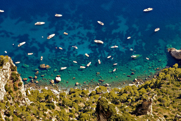 vista aerea de capri