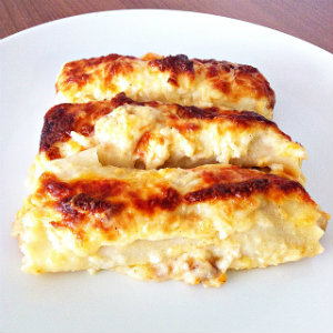 canelones de Navidad