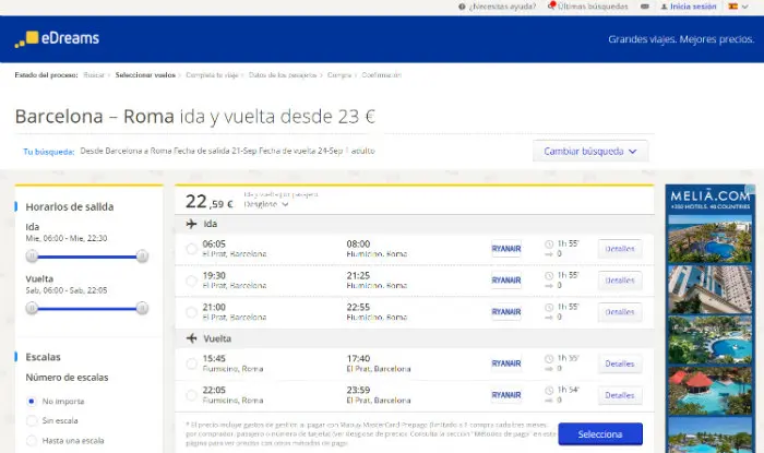 dscuentos edreams - blog de viajes eDreams