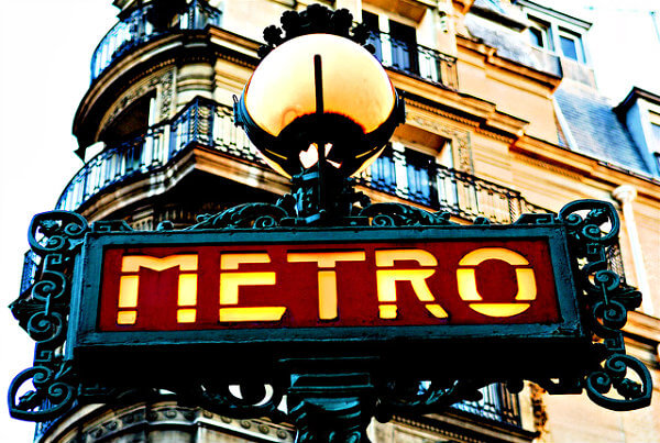 cartel metro de paris