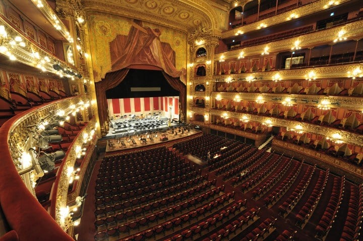 Interior del Teatro Colón de Buenos Aires, entre las mejores 5 Casas de Ópera del Mundo