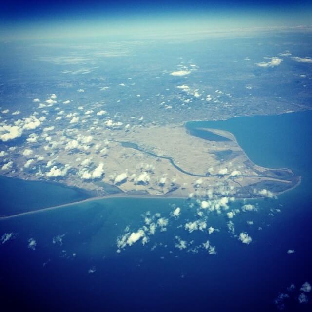 Delta desde las alturas. Foto de @pitymil