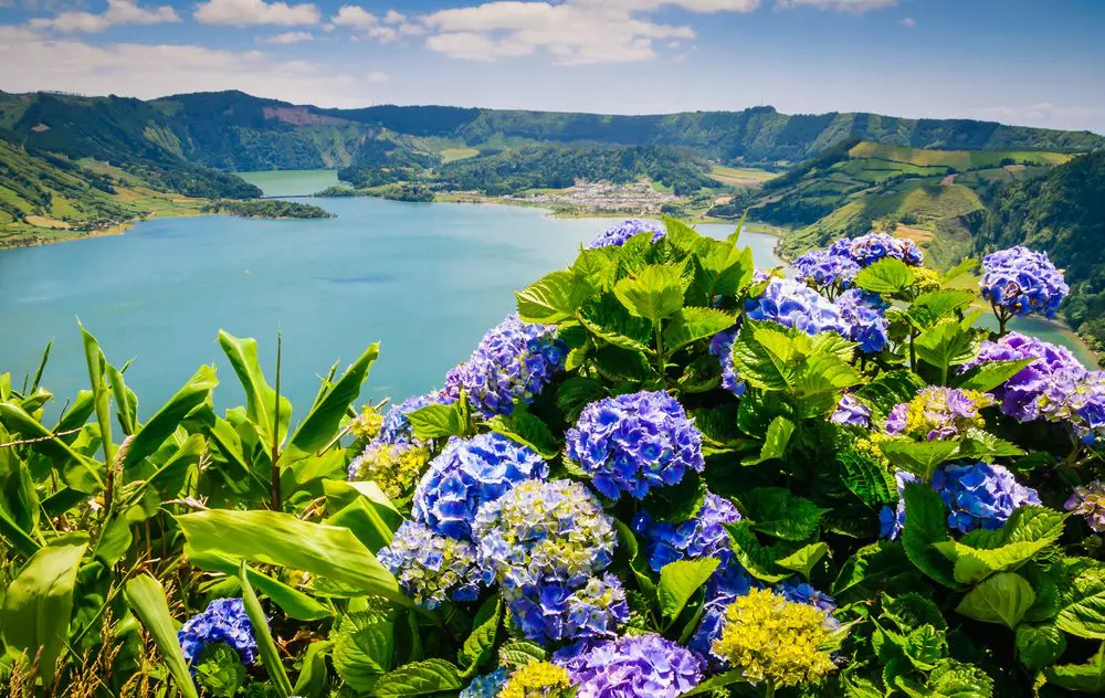 lagunas de Ilha das Flores, Islas Azores