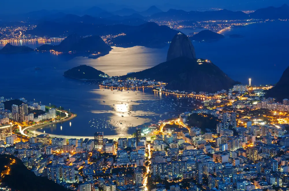 rio de janeiro de noche