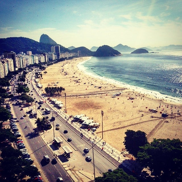 copacabana. playas de río de janeiro