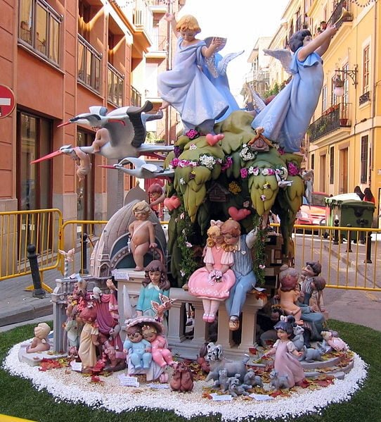 Vocabulario fallero. Las fallas