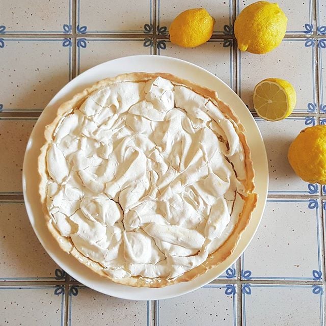 Tarta de limón francesa