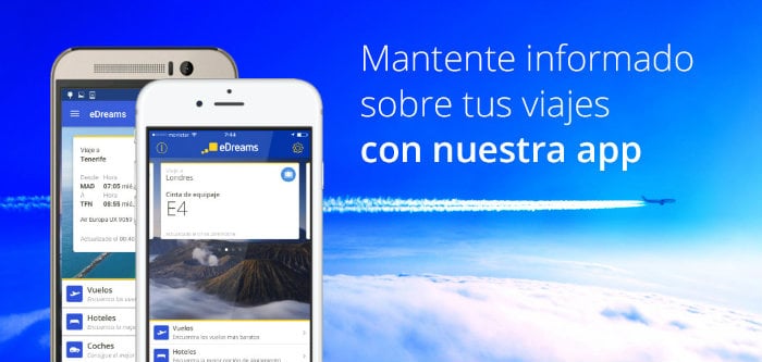 app edreams - blog de viajes edreams