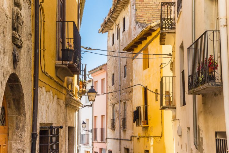 Casco histórico de la localidad de Requena, Valencia