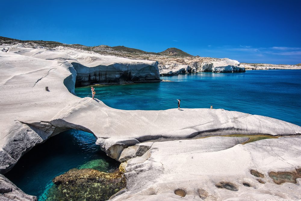 Piscina Natural en Sarakiniko, Grecia
