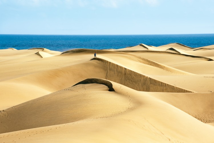 Dunas de Maspalomas en Gran Canaria 