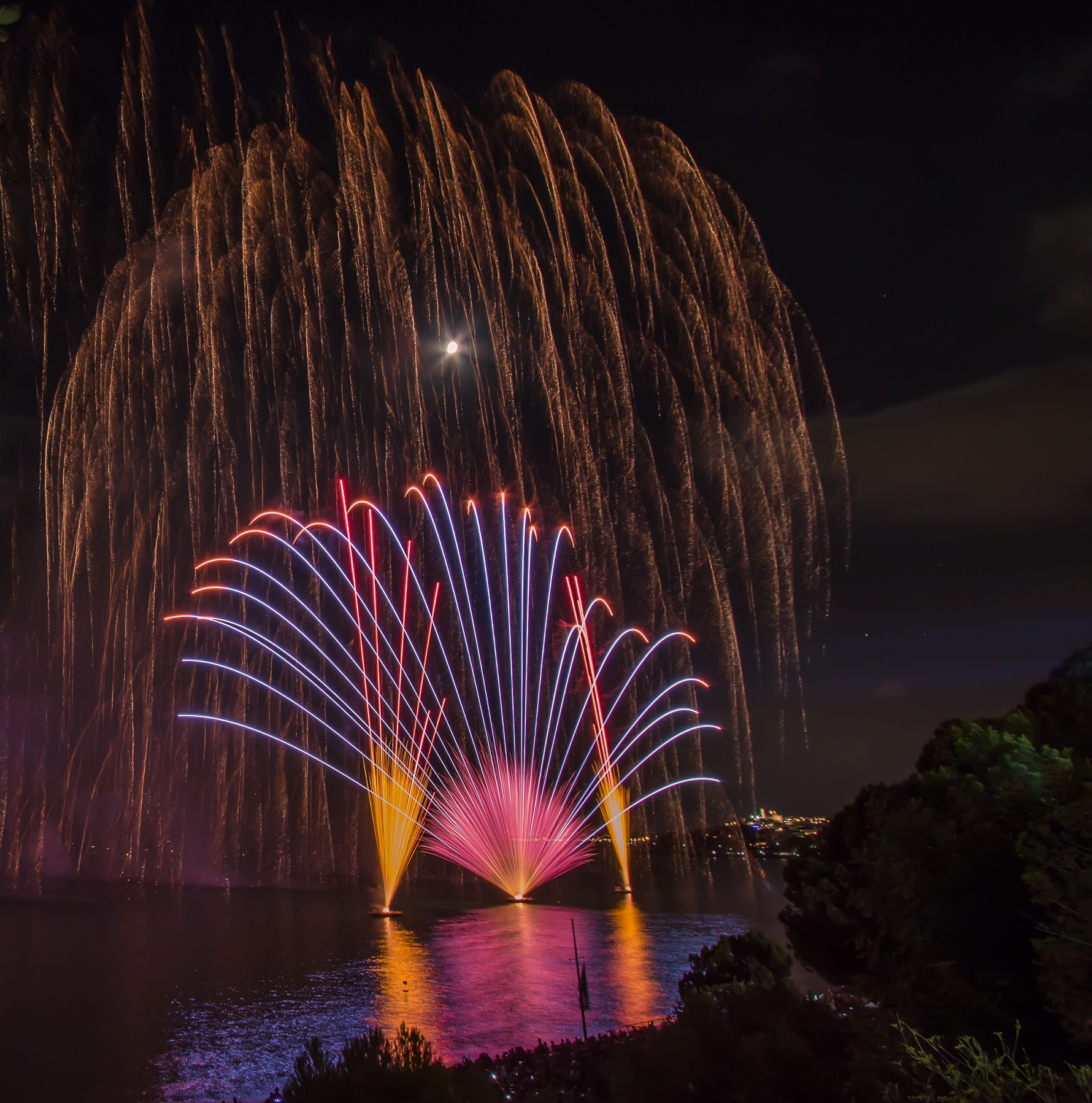 fuegos artificiales altea castell de l'olla