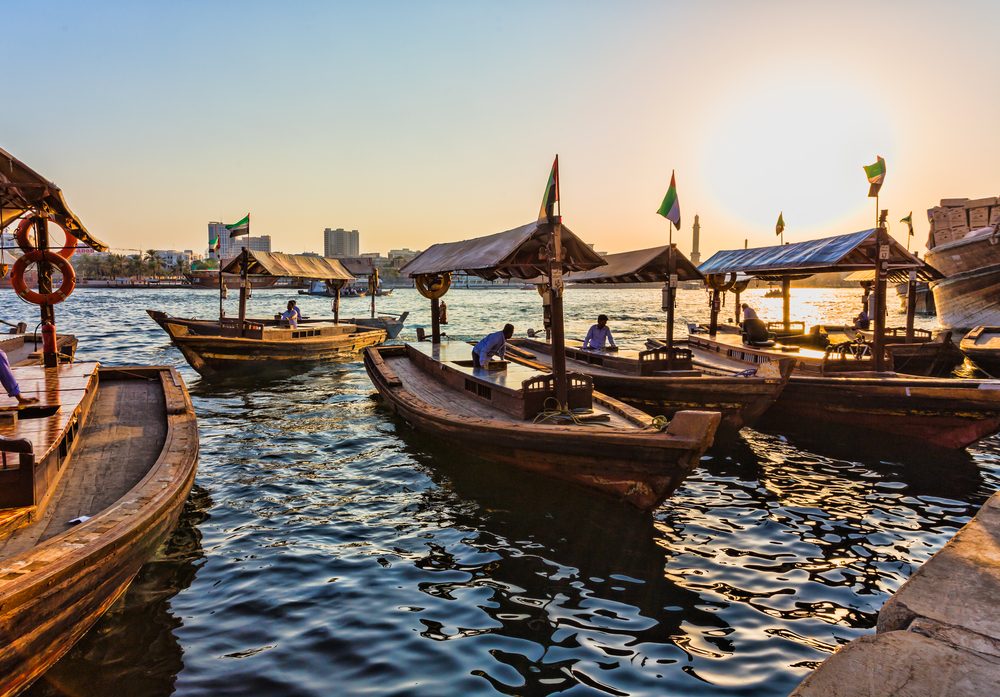 Dubái Creek, barcas tradicionales