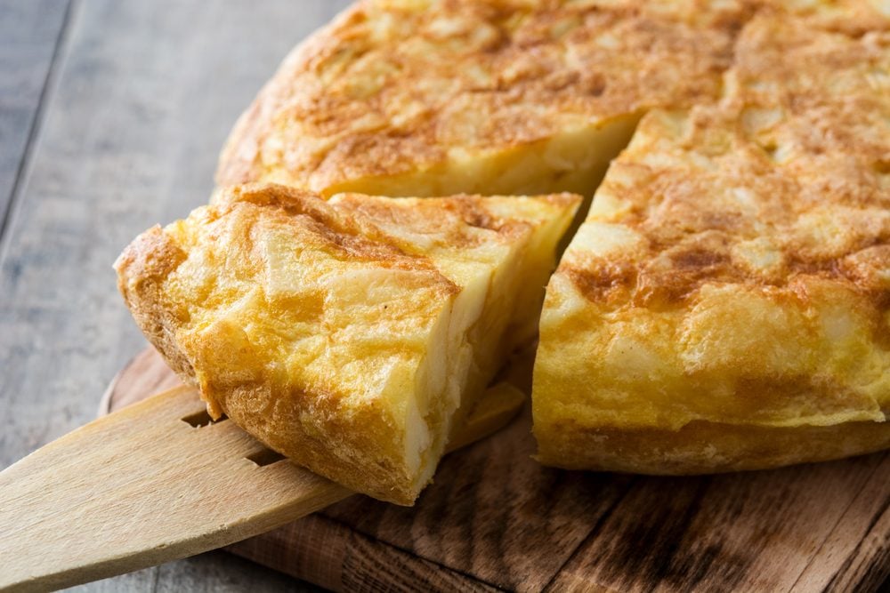 Cocina española: tortilla de patatas