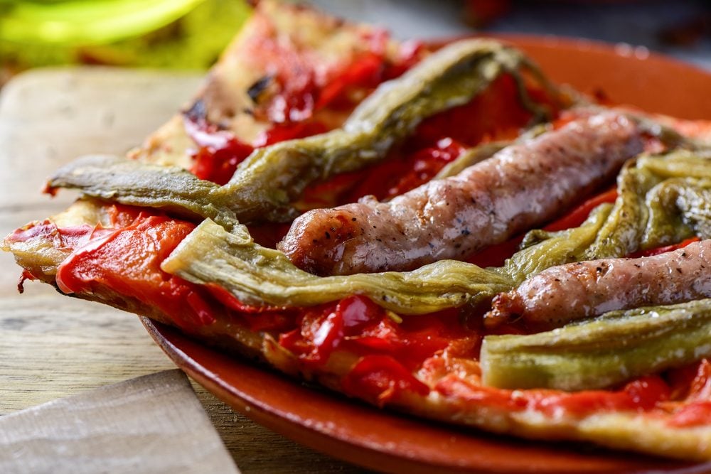 Platos típicos de la cocina española, escalibada