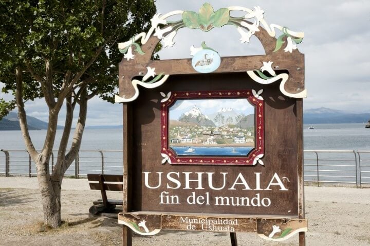 Cartel Ushuaia Fin del Mundo