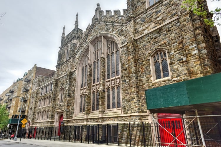 Abyssinian Baptist Church en el barrio de Harlem en Nueva York