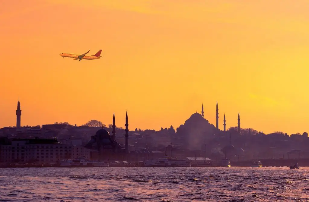 Puesta de sol en Estambul