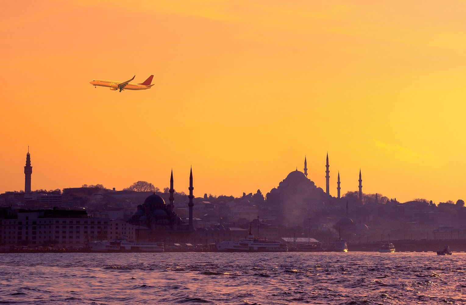 Puesta de sol en Estambul