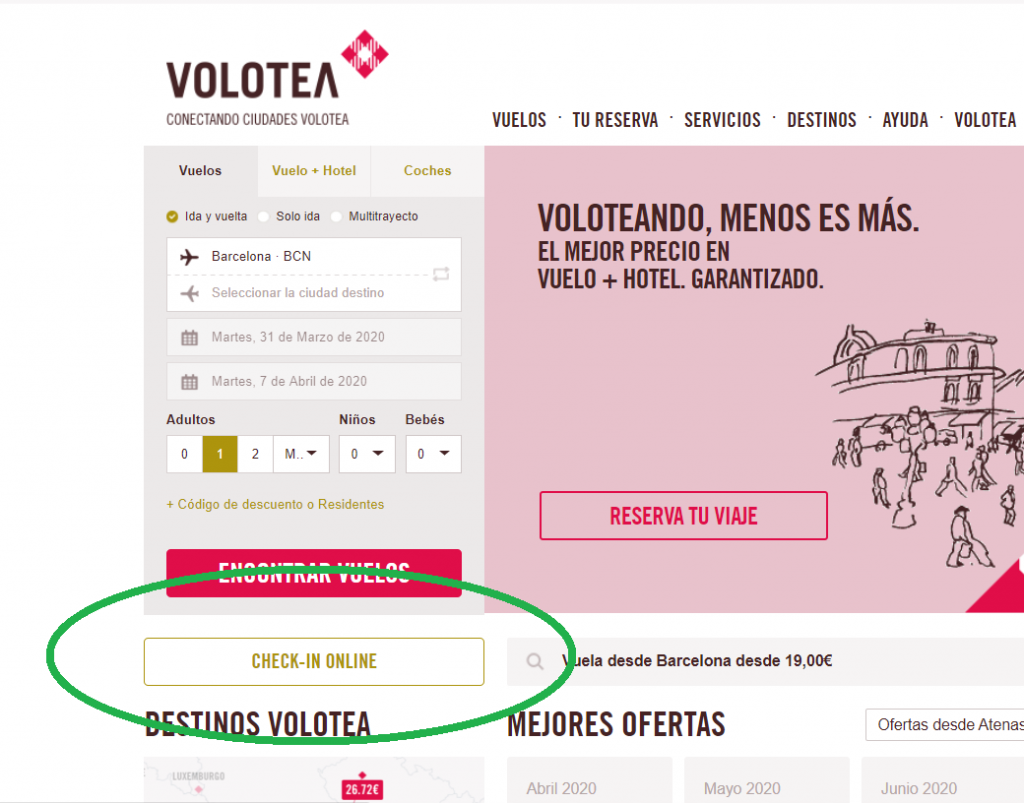 Volotea: ¿Cómo hacer check online? | eDreams