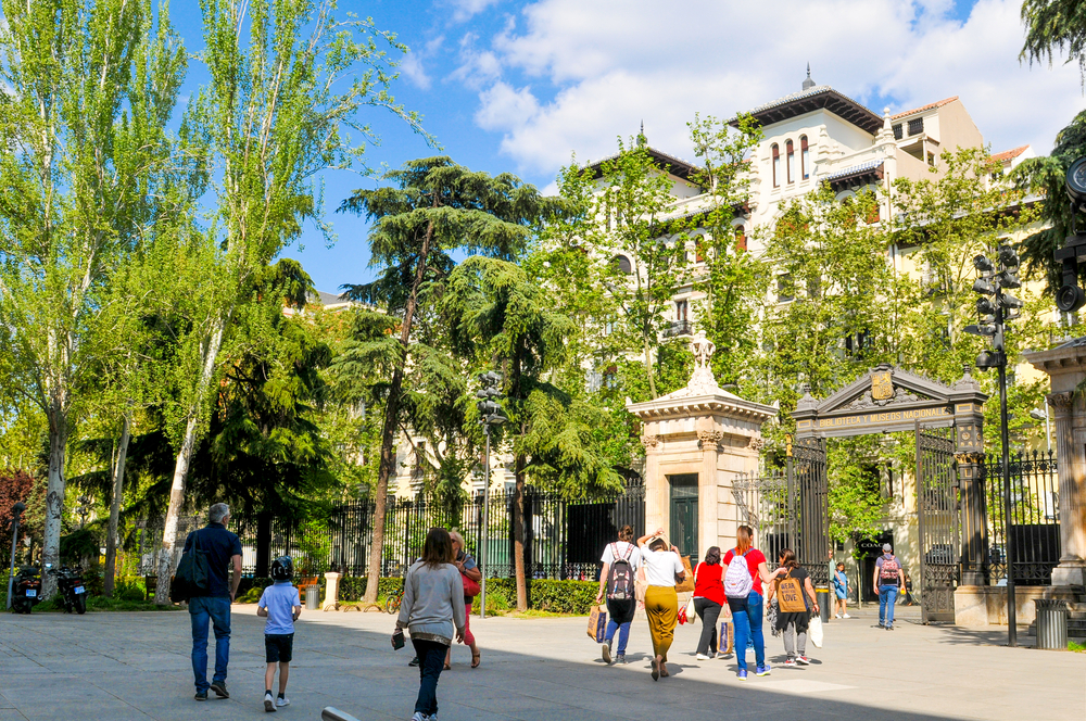 Entrada principal al Real Jardín Botánico de Madrid