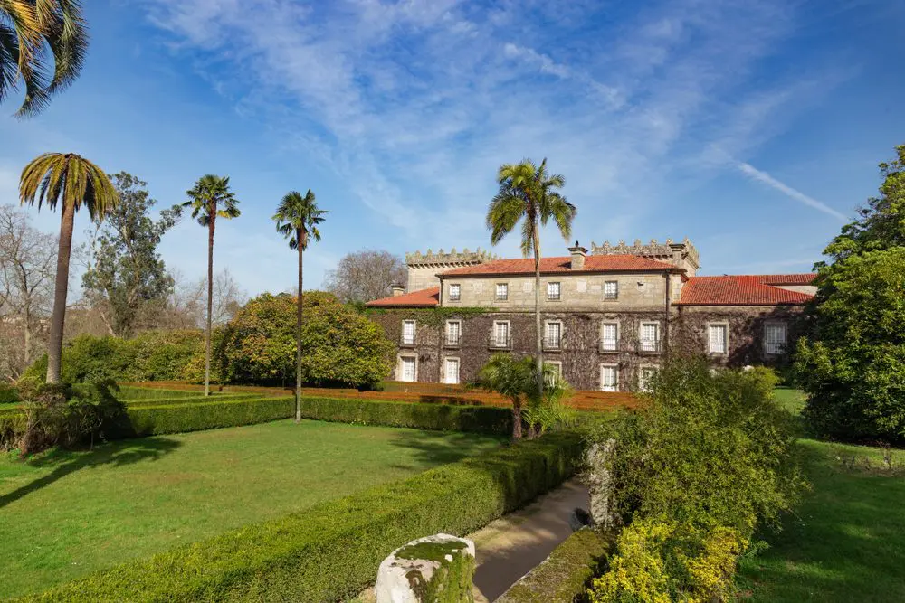 Jardines del Pazo Quiñones de León en el Parque de Castrelos de Vigo